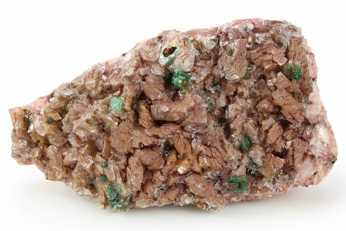 Rosasite, Selenite, and Malachite on Ferroan Dolomite - Morocco #256543